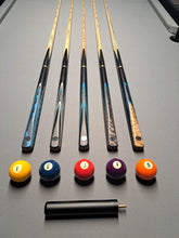 Load image into Gallery viewer, &quot;Blue Series&quot; Pool/Snooker Cue And Mini Butt
