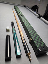 Load image into Gallery viewer, &quot;Green Wave&quot; Cue and Case Bundle
