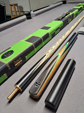 Load image into Gallery viewer, &quot;GREEN STORM&quot; Snooker/Pool Cue and Case Bundle
