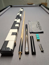 Load image into Gallery viewer, &quot;White Arrow&quot; Pool Cue and Case Bundle
