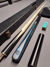 Load image into Gallery viewer, &quot;Blue Crush&quot; Snooker/Pool Cue and Case Bundle
