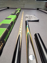 Load image into Gallery viewer, &quot;GREEN STORM&quot; Snooker/Pool Cue and Case Bundle
