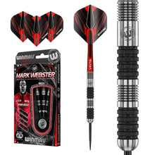 Load image into Gallery viewer, MARK WEBSTER DIAMOND EDITION 90% TUNGSTEN STEEL TIP DARTS BY WINMAU
